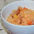 猫ひげ's cooksnap of when they made 炊飯器で☆おいしい～♪チキンライス.