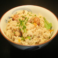 ひさかた's cooksnap of when they made はなびし草の蓮の実とツナの炊き込みご飯.