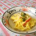赤い電話's cooksnap of when they made お弁当に！カニカマで簡単かに玉！.