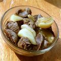 ayumimuya's cooksnap of when they made 砂肝のゴロゴロアヒージョ.