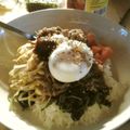 minoriloca's cooksnap of when they made ひと手間で石焼きビビンバ風ご飯！.