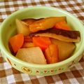 てっちとみぃこ's cooksnap of when they made 母の味♪大根と薩摩揚げ、干椎茸の煮物.
