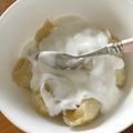 ayafuyu's cooksnap of when they made 簡単朝食＊冷凍バナナメープルヨーグルト.