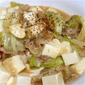 ちゃぶたろー's cooksnap of when they made ★簡単★豆腐と豚肉と野菜の味噌炒め♪.