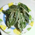 crystaI's cooksnap of when they made モロヘイヤの天ぷら.