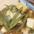 よぅちゃんヒロちゃん's cooksnap of when they made 厚揚げと十六ささげの煮もの.