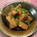 ｃｈｅｃｃｏｒｉ's cooksnap of when they made お弁当に♪冷凍ハンバーグの焼肉のタレ炒め.
