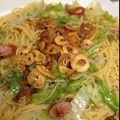 riiaha's cooksnap of when they made 我家人気のにんにくパスタ❤ペペロンチーノ.