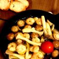 mimipo's cooksnap of when they made お家でスペインバル風☆エビのアヒージョ.