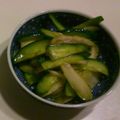 しろくまりん's cooksnap of when they made セロリときゅうりのサッパリ和え☆.