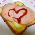びんび❤'s cooksnap of when they made 簡単　子供も大好き　ハムチーズトースト★.
