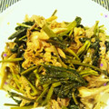 mayusanf's cooksnap of when they made 舞茸と空芯菜の豚肉炒め.
