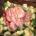 バナオさん's cooksnap of when they made 塩麹漬鶏モモ肉のわさび添え　旬野菜と共に.