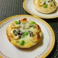 Snow＊Love's cooksnap of when they made 枝豆×ちくわのハーブ塩・塩昆布トースト.