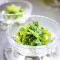 putimiko's cooksnap of when they made 春菊のごま和え.