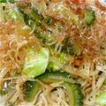 ﾐｯｷｰmouse's cooksnap of when they made ゴーヤうまい！そうめんチャンプル♪.