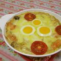 赤い電話's cooksnap of when they made まるごと！にんにくとサーモンのグラタン.