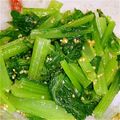 yuisunny's cooksnap of when they made 小松菜のナムル.