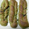 susu58's cooksnap of when they made HB　あんこマーブルの抹茶パン.