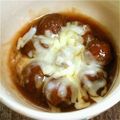 ノトさん's cooksnap of when they made ミートボールチーズ乗せ.