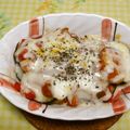 ミーハー狸's cooksnap of when they made サルサソースのナスグラタン.