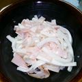 抹茶もつこ's cooksnap of when they made 大根とハムのサラダ.