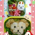 美優鈴♪'s cooksnap of when they made キャラ弁★ダッフィー.