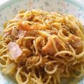 umebotan's cooksnap of when they made 生しょうゆのカルボ風パスタ.