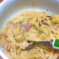 saisen's cooksnap of when they made さつまいものクリームパスタ.