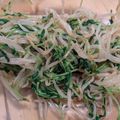 のの。's cooksnap of when they made 豆苗ともやしのポン酢あえ.