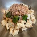 やよい・M's cooksnap of when they made オクラと長芋のおかかポン酢和え.