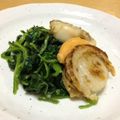 maarine's cooksnap of when they made ホタテとほうれん草のバターソテー.