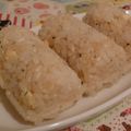 rie-tin's cooksnap of when they made クレソル×チーズ×マヨの洋風おにぎり.