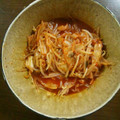 カーチャーの飼い主's cooksnap of when they made キムチとオタフクソースでもやし炒め☆.