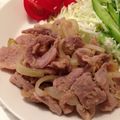 kuthumin's cooksnap of when they made シュガーカットと醤油麹で豚生姜焼き超旨い.