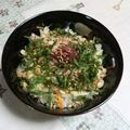 KUMI KUMI's cooksnap of when they made たっぷりキャベツとツナの梅わさび丼.