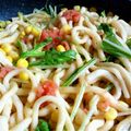 さりなりな's cooksnap of when they made 水菜 ♪ タラコバター ♪ 焼きうどん.