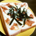 まんちゃんＤ's cooksnap of when they made ＊味噌マヨで和風　　　鮭トースト＊.