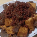 kayookko's cooksnap of when they made こんにゃくと厚揚げの甘辛炒め.