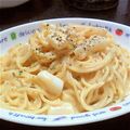 たんたん　's cooksnap of when they made 電子レンジでウニとイカのクリームパスタ.