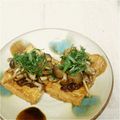ゆずゴーヤ's cooksnap of when they made 【農家のレシピ】厚揚げの肉味噌乗せ.
