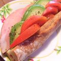 晩酌天国's cooksnap of when they made カスクート（ハム・アボカド・チーズ）.
