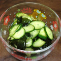 君が行方不明's cooksnap of when they made きゅうりとわかめの酢の物.