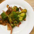 反省堂書店（のぐち）'s cooksnap of when they made 【男の料理】簡単ブロッコリーのカレー炒め.