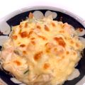 悠LOVE航's cooksnap of when they made 簡単美味しい！マカロニグラタン！.