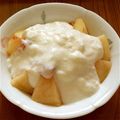 msft5632's cooksnap of when they made ランチにレンチン桃ヨーグルトでダイエット.