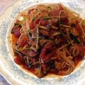 moana★'s cooksnap of when they made *なすのトマトソースパスタ*.