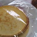らぎ・らあ's cooksnap of when they made 米粉パンケーキ　すももジャム添え.