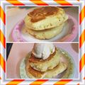 ゆけり３兄弟's cooksnap of when they made フワフワ分厚いハニーホットケーキ♪.