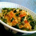 ニコニコまっきー's cooksnap of when they made ✿ほんのり梅味♡わかめご飯✿.